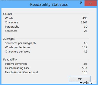 Microsoft Word의 숨겨진 보석, 가독성 통계 기능으로 문서 읽기 수준 확인하기