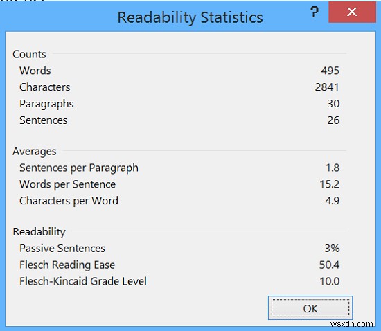 Microsoft Word의 숨겨진 보석, 가독성 통계 기능으로 문서 읽기 수준 확인하기