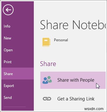 OneDrive에서 OneNote 전자 필기장 권한을 변경하는 방법
