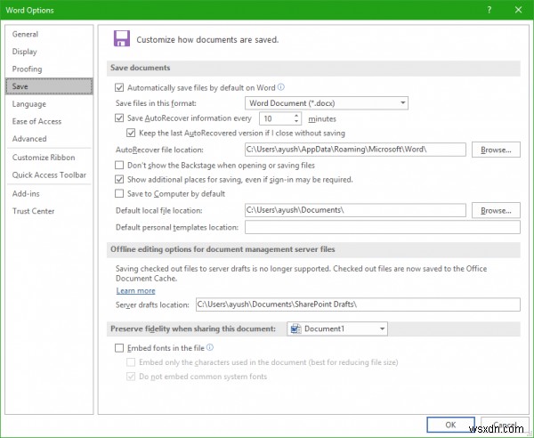 Office 앱 자동 저장 시간 간격 변경 방법 – Word, Excel, PowerPoint 설정 가이드