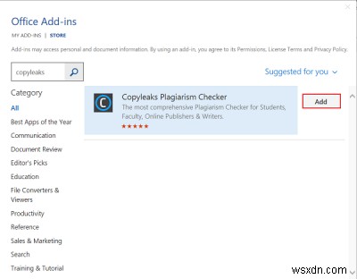 Microsoft Word에서 무료 표절 검사기 추가 기능을 활용하는 방법