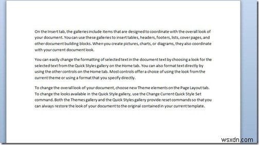 Microsoft Word에서 무작위 텍스트를 삽입하는 방법