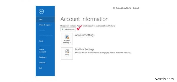 인도어 이메일 계정으로 Outlook 설정하는 방법 완벽 가이드