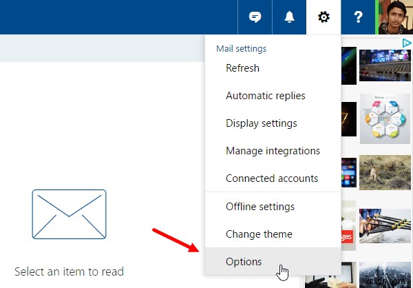 Outlook 웹에서 링크 미리 보기 비활성화하는 방법