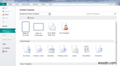 Microsoft Publisher로 인사말 카드 디자인하는 방법