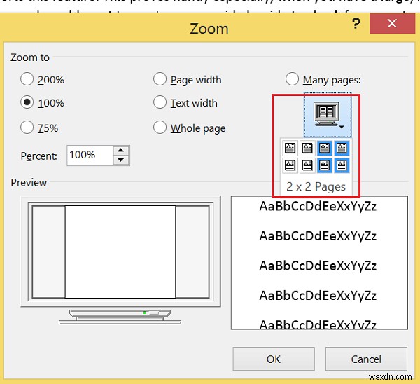Microsoft Word(마이크로소프트 워드)에서 한 번에 여러 페이지를 동시에 보는 방법