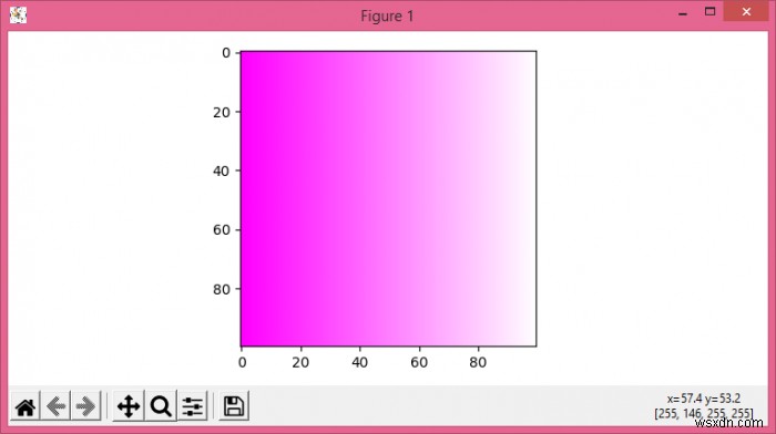 Matplotlib imshow()에서 M×N×4 입력 배열의 알파 채널 처리 방법
