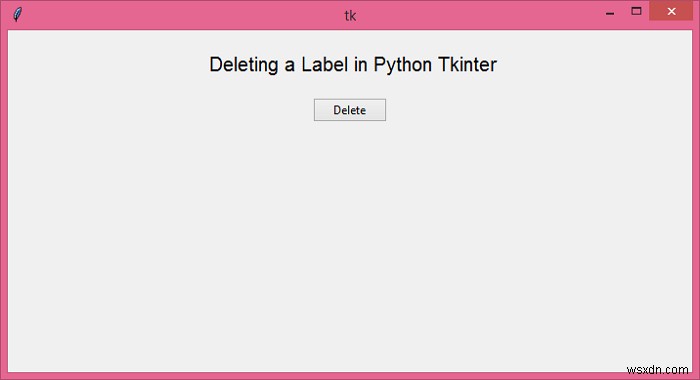 Python Tkinter에서 레이블(Label) 삭제하기 – destroy() 메서드 활용법