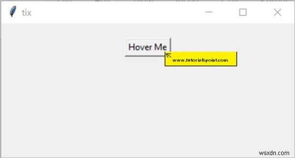 Python Tkinter에서 툴팁(Tooltip) 표시하는 방법