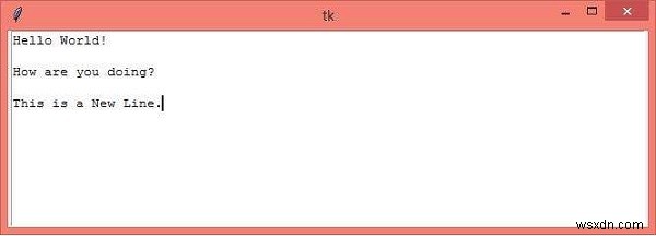 Tkinter에서 여러 줄 입력을 지원하는 Entry 위젯 만드는 방법