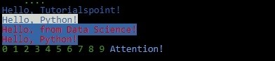 Python으로 터미널 텍스트에 색상 출력하는 방법