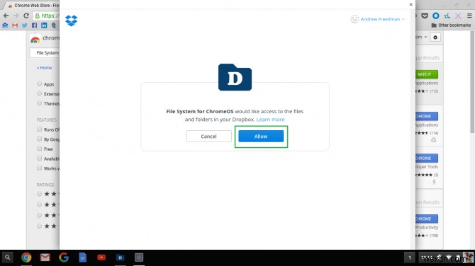 Chrome OS 파일 앱에 Dropbox·OneDrive 연동하는 방법
