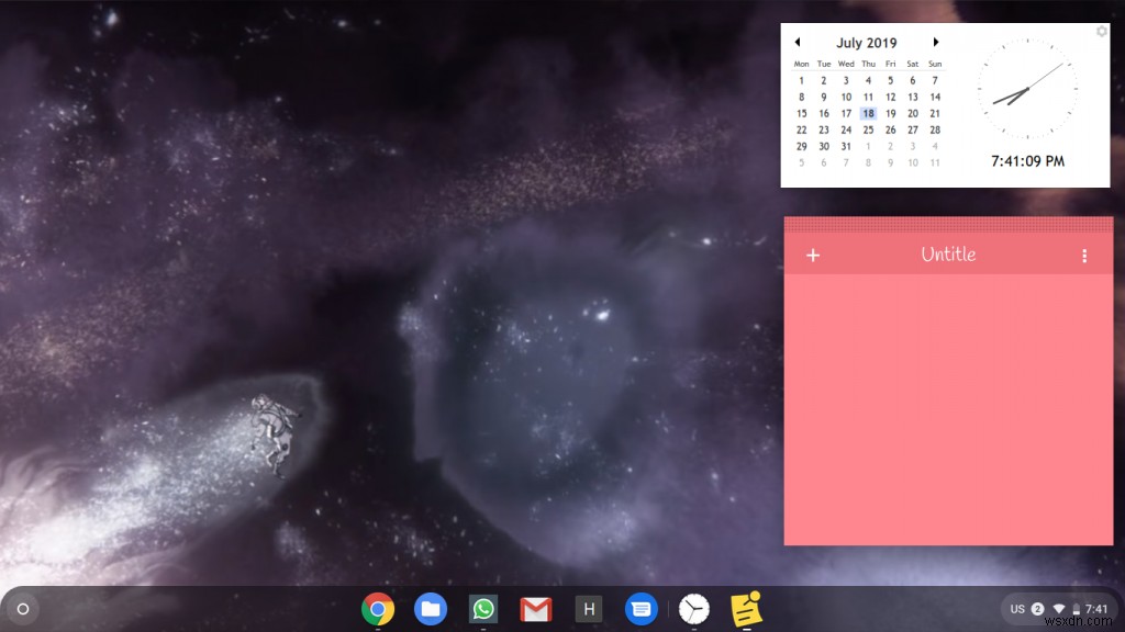 크롬북(Chromebook) 홈 화면에 위젯을 추가하는 2가지 방법