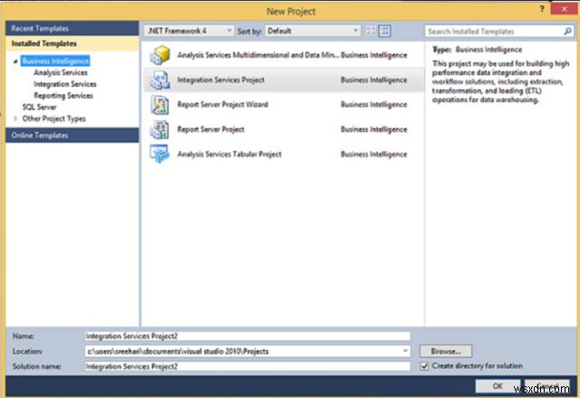 MS SQL Server 분석 서비스(SSAS) 개요와 프로젝트 시작 방법