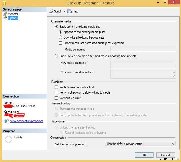 MS SQL Server에서 데이터베이스 백업을 만드는 방법 총정리