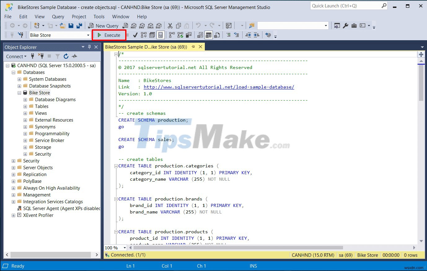SSMS에서 스크립트 파일로 SQL Server 데이터 가져오기: 테이블 생성부터 데이터 삽입까지
