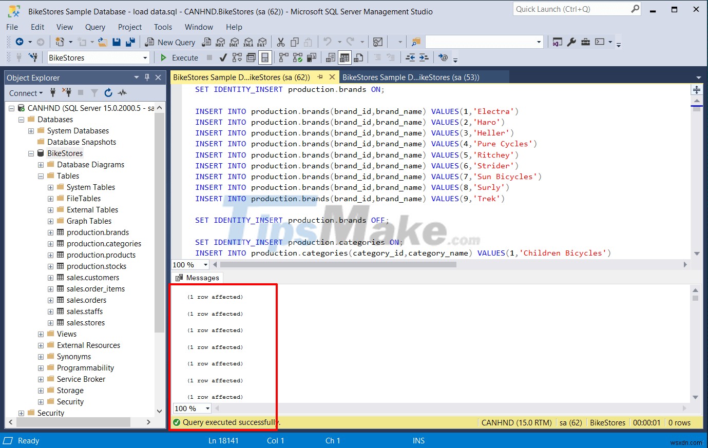 SSMS에서 스크립트 파일로 SQL Server 데이터 가져오기: 테이블 생성부터 데이터 삽입까지