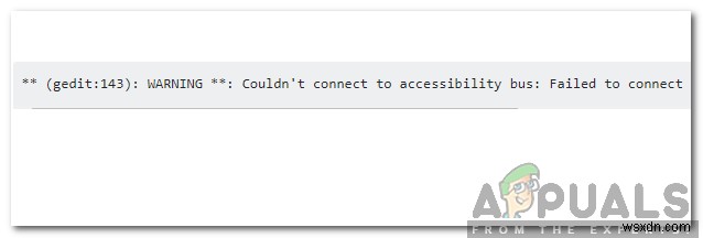 WSL(Linux용 Windows 하위 시스템)에서  gedit  오류를 수정하는 방법