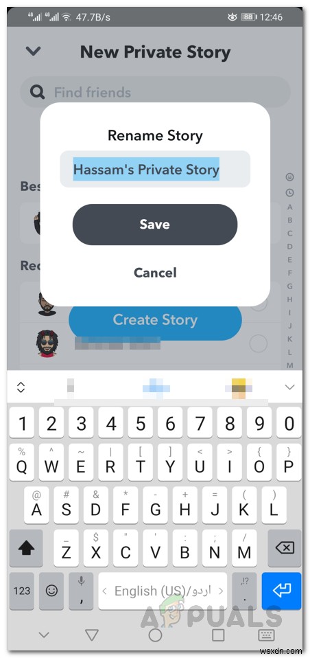 스냅챗(Snapchat) 비공개 스토리 만드는 방법, 특정 친구에게만 공유하기