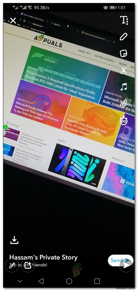 스냅챗(Snapchat) 비공개 스토리 만드는 방법, 특정 친구에게만 공유하기