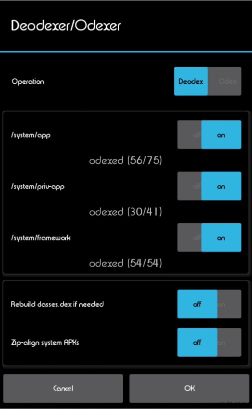 PC 없이 안드로이드 스톡 ROM 디오덱스(Deodex) 쉽게 하는 방법