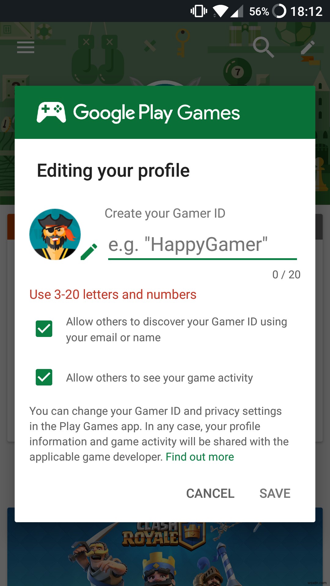 구글 플레이 게임즈(Google Play Games) 프로필 수정하는 방법