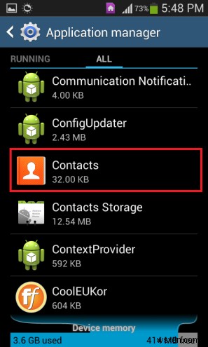 android.process.acore가 중지되었습니다 오류 해결 방법 총정리