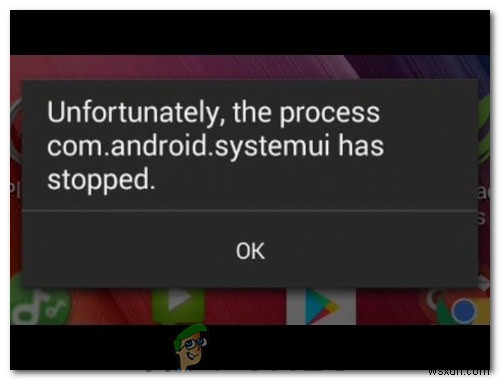com.android.systemui가 중지되었습니다 오류 해결 방법 총정리
