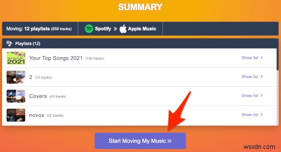 설치·회원가입 없이 Spotify 플레이리스트를 Apple Music으로 옮기는 방법