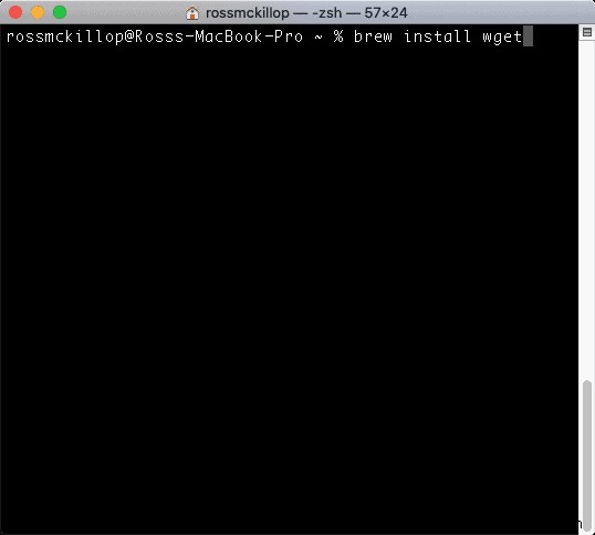 Homebrew로 macOS에 wget 설치하는 방법 (단계별 가이드)