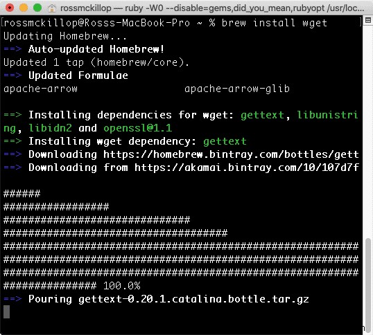 Homebrew로 macOS에 wget 설치하는 방법 (단계별 가이드)