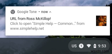 구글 크롬 Google Tone 으로 주변 컴퓨터와 URL 공유하는 방법