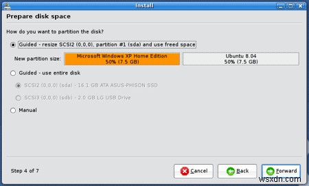 아수스 Eee PC 900, Windows XP와 Ubuntu 리눅스 듀얼 부팅 완벽 가이드
