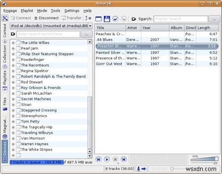 우분투(Ubuntu)에서 아마록(Amarok)으로 아이팟(iPod) 관리하는 방법