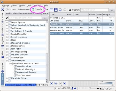 우분투(Ubuntu)에서 아마록(Amarok)으로 아이팟(iPod) 관리하는 방법