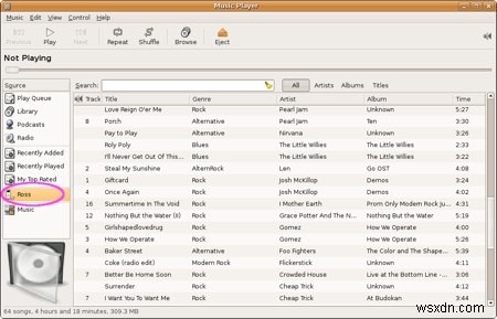 우분투(Ubuntu)에서 리듬박스(Rhythmbox)로 아이팟(iPod) 관리하는 방법