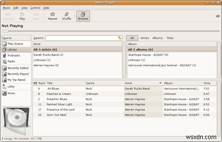 우분투(Ubuntu)에서 리듬박스(Rhythmbox)로 아이팟(iPod) 관리하는 방법
