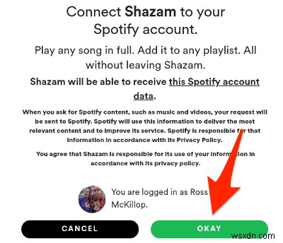 Shazam으로 찾은 노래를 Spotify 재생목록에 자동 추가하는 방법