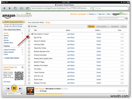 아마존 클라우드 플레이어(Amazon Cloud Player)로 아이폰에서 MP3 음악 재생하는 방법