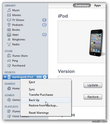 iOS 기기를 버전 4.3으로 업그레이드하는 방법