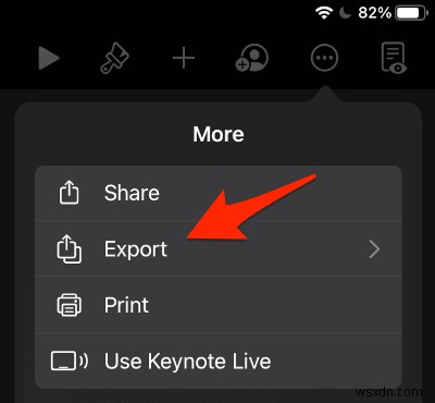 아이패드 Keynote 프레젠테이션을 Mac 또는 PC로 내보내는 방법