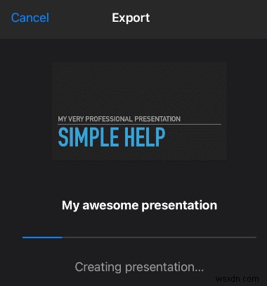 아이패드 Keynote 프레젠테이션을 Mac 또는 PC로 내보내는 방법