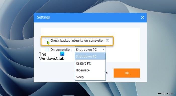 Windows 시스템 백업 이미지 무결성 검증 방법
