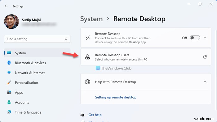 Windows 11/10에서 원격 데스크톱 사용자 추가 및 제거하는 방법