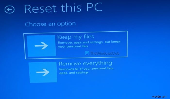 PC가 부팅되지 않을 때 고급 시작 옵션으로 Windows 11 초기화하는 방법