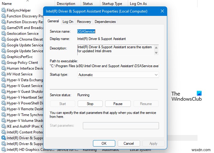 Windows 11/10에서 인텔 드라이버 및 지원 도우미가 작동하지 않을 때 해결 방법