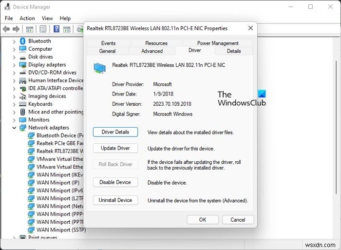 Windows 11/10에서 mtkwl6ex.sys 블루스크린 오류 해결하는 방법