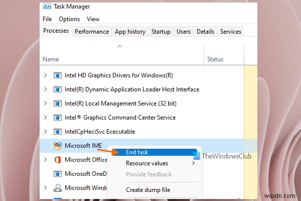 Windows 11/10에서 Microsoft 언어 IME의 높은 CPU 사용량 문제 해결 방법