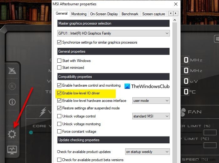 Windows 11/10에서 MSI Afterburner가 GPU를 감지하지 못할 때 해결 방법