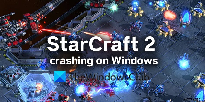 스타크래프트 2가 Windows 11/10에서 계속 충돌하거나 멈출 때 해결 방법